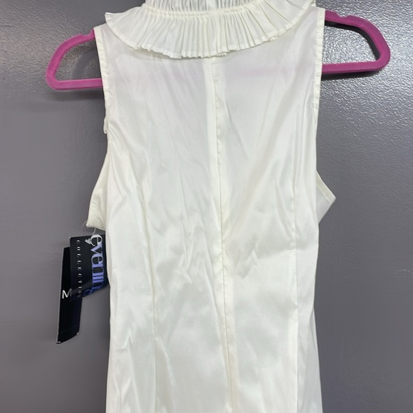 MSK Cream Ruffled Blouse - Picture 7 of 8